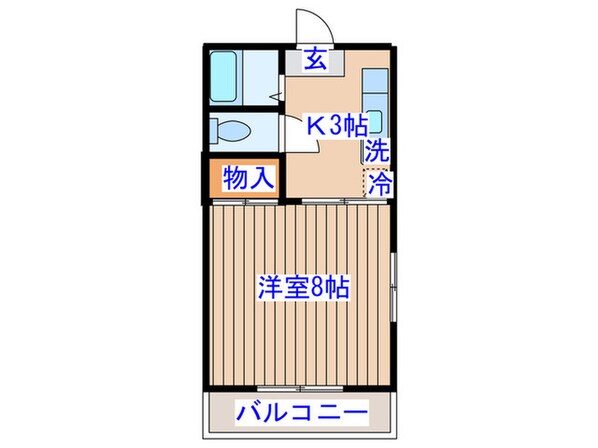 野田コ－ポ小松島の物件間取画像